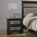 Acme Furniture Anatole 2-Drawer Nightstand 26283 IMAGE 2