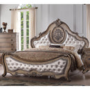 Acme Furniture Ragenardus Queen Upholstered Panel Bed 26310Q IMAGE 2