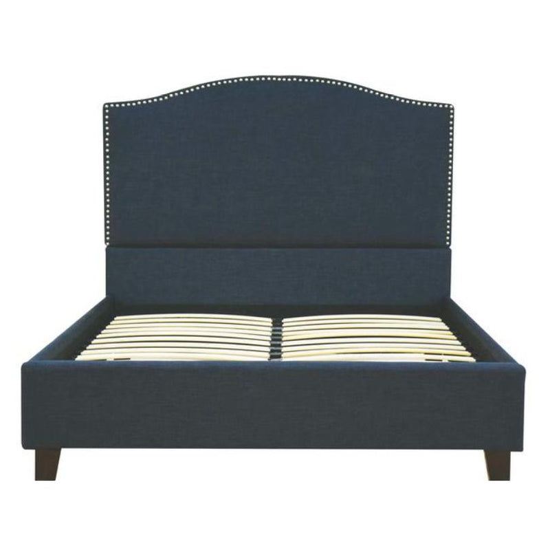 Acme Furniture Rouse Queen Upholstered Platform Bed 26430Q IMAGE 3