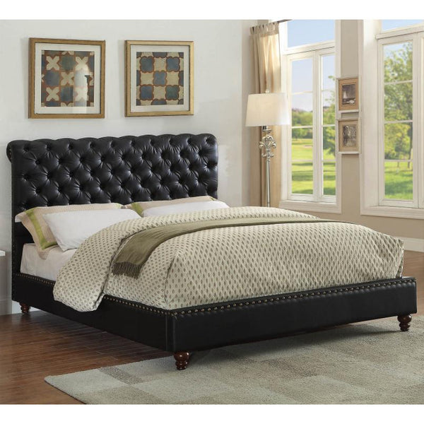Acme Furniture Nanko Queen Upholstered Platform Bed 26470Q IMAGE 1