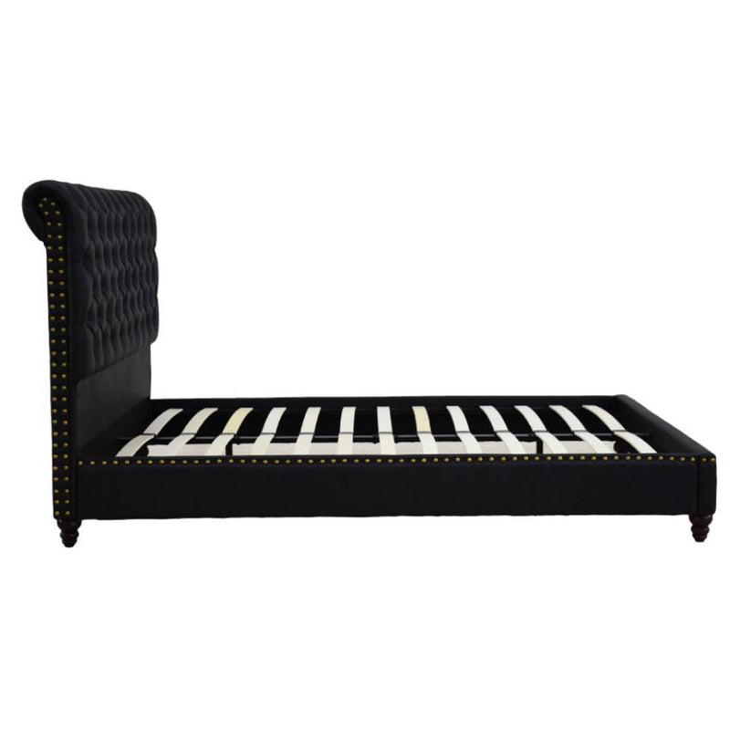 Acme Furniture Nanko Queen Upholstered Platform Bed 26470Q IMAGE 3