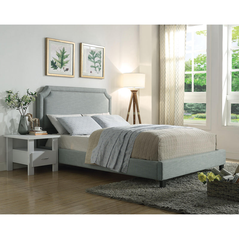 Acme Furniture Amias Queen Upholstered Platform Bed 26480Q IMAGE 4