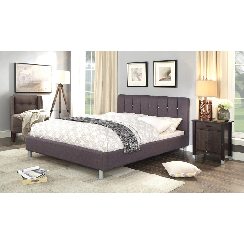 Acme Furniture Mert Queen Upholstered Platform Bed 26490Q IMAGE 4