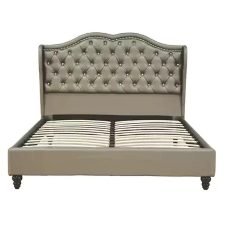 Acme Furniture Piek Queen Upholstered Platform Bed 26510Q IMAGE 2