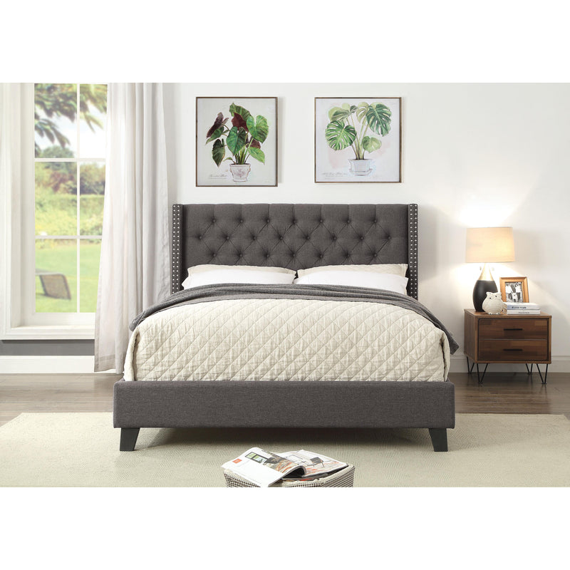 Acme Furniture Magnus Queen Upholstered Platform Bed 26520Q IMAGE 4