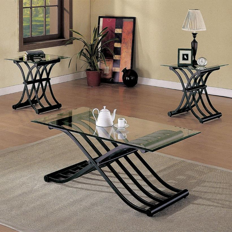 Acme Furniture Wave End Table 02708E IMAGE 2