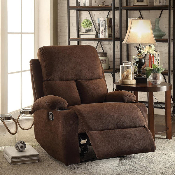 Acme Furniture Rosia Fabric Recliner 59547 IMAGE 1