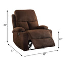 Acme Furniture Rosia 59547 Motion Recliner IMAGE 6