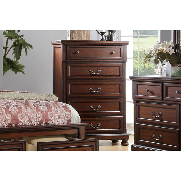 Poundex 5-Drawer Chest F4348 IMAGE 1