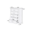 Poundex 5-Drawer Chest F4884 IMAGE 2
