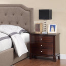 Poundex 3-Drawer Nightstand F4335 IMAGE 2
