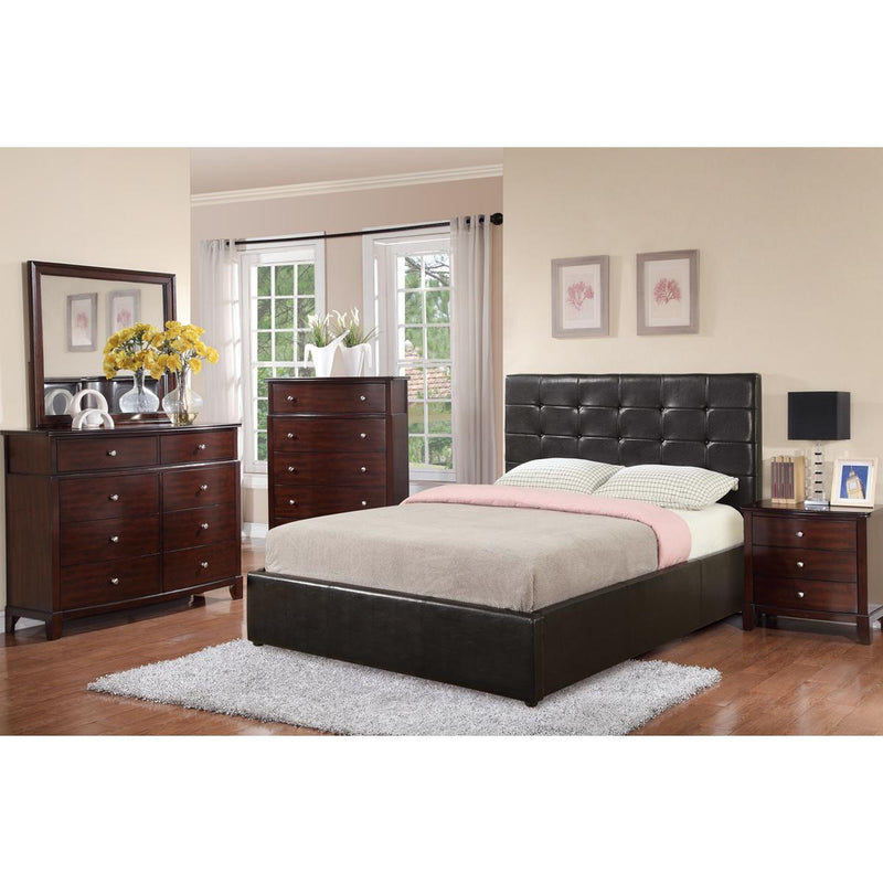 Poundex 3-Drawer Nightstand F4335 IMAGE 6