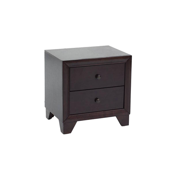 Poundex 2-Drawer Nightstand F4861 IMAGE 1