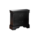 Poundex 2-Drawer Nightstand F4725 IMAGE 1