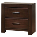 Poundex 2-Drawer Nightstand F4877 IMAGE 1