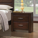 Poundex 2-Drawer Nightstand F4877 IMAGE 2