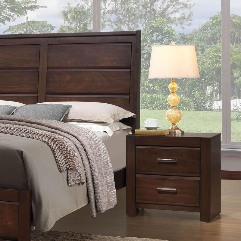 Poundex 2-Drawer Nightstand F4877 IMAGE 3