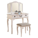 Poundex 3-Drawer Vanity Set F4094 IMAGE 1