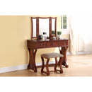Poundex 3-Drawer Vanity Set F4118 IMAGE 1