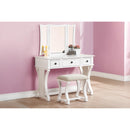 Poundex 3-Drawer Vanity Set F4119 IMAGE 1