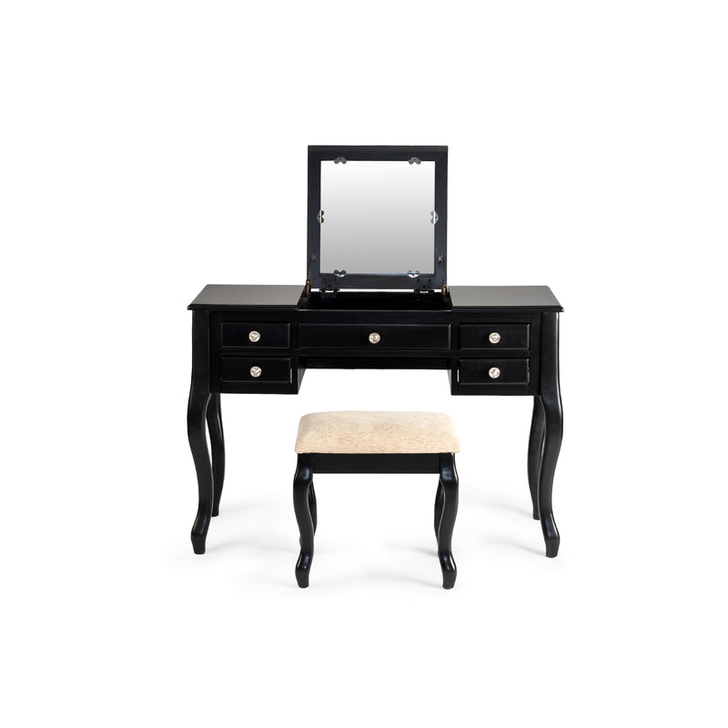 Poundex 4-Drawer Vanity Set F4146 IMAGE 2