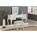 Poundex 4-Drawer Vanity Set F4148 IMAGE 1