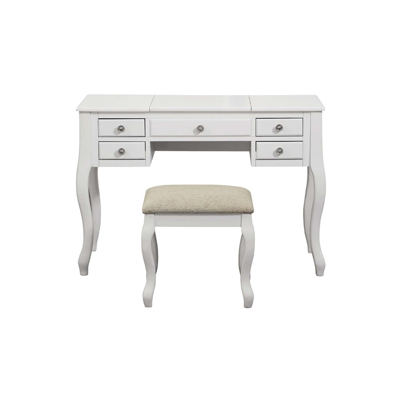 Poundex 4-Drawer Vanity Set F4148 IMAGE 2