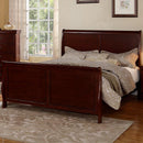 Poundex California King Sleigh Bed F9231CK IMAGE 2