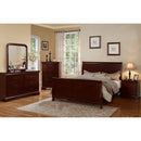 Poundex California King Sleigh Bed F9231CK IMAGE 4