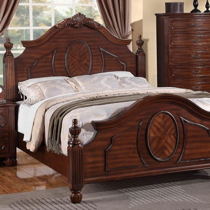 Poundex King Poster Bed F9141EK IMAGE 2