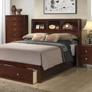 Poundex Queen Bookcase Bed with Storage F9282Q IMAGE 2