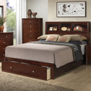 Poundex King Bookcase Bed with Storage F9282EK IMAGE 1