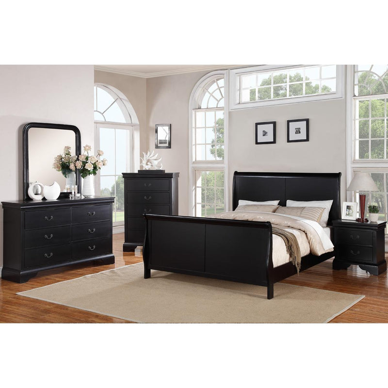 Poundex King Sleigh Bed F9230EK IMAGE 3