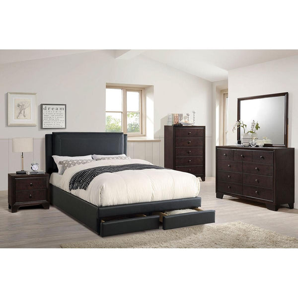 Poundex California King Panel Bed F9334CK IMAGE 1