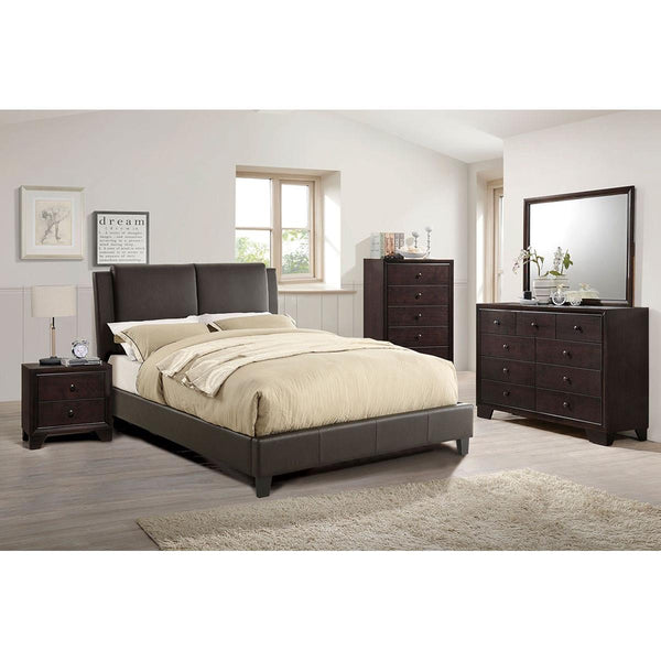Poundex Queen Panel Bed F9336Q IMAGE 1