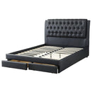 Poundex Queen Panel Bed with Storage F9338Q IMAGE 2
