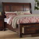 Poundex King Sleigh Bed with Storage F9290EK IMAGE 2