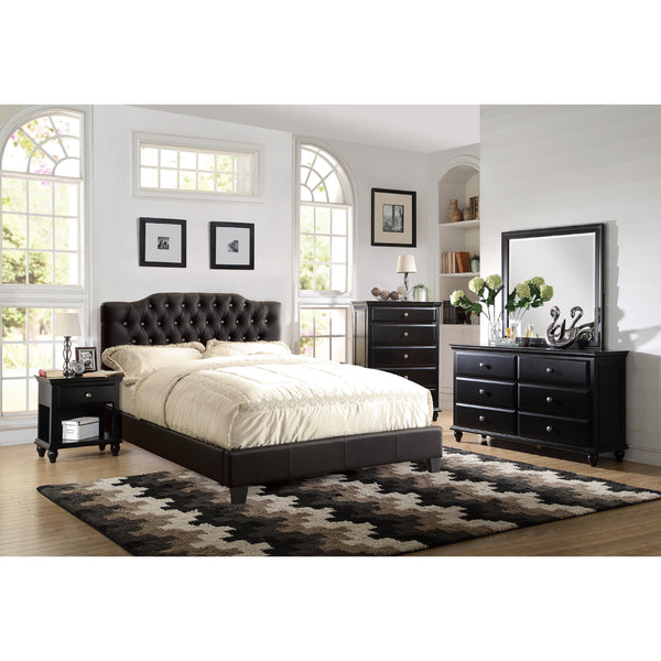 Poundex Full Panel Bed F9331F IMAGE 1