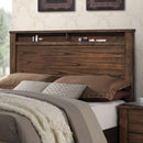 Poundex California King Panel Bed with Storage F9329CK IMAGE 2