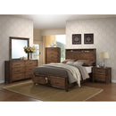 Poundex California King Panel Bed with Storage F9329CK IMAGE 4