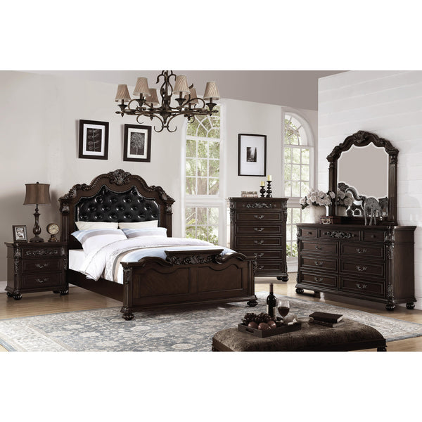 Poundex California King Panel Bed F9386CK IMAGE 1