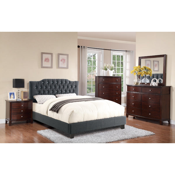 Poundex Full Panel Bed F9333F IMAGE 1