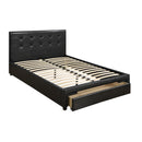 Poundex Queen Upholstered Panel Bed F9313Q IMAGE 2