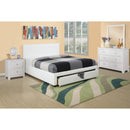 Poundex Queen Panel Bed with Storage F9314Q IMAGE 1
