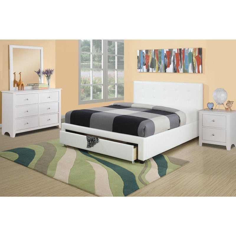 Poundex Full Panel Bed with Storage F9314F IMAGE 3