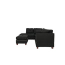Poundex F6974 3pc Reversible Sectional Sofa Set with Ottoman IMAGE 6