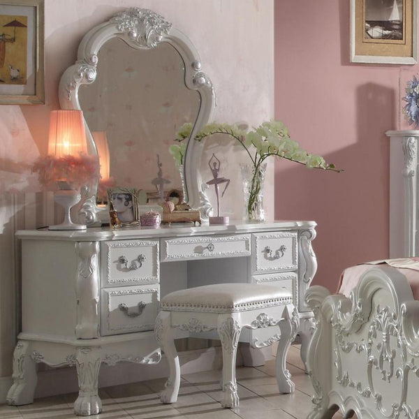 Acme Furniture Dresden 5-Drawer Vanity Table 30670 IMAGE 1