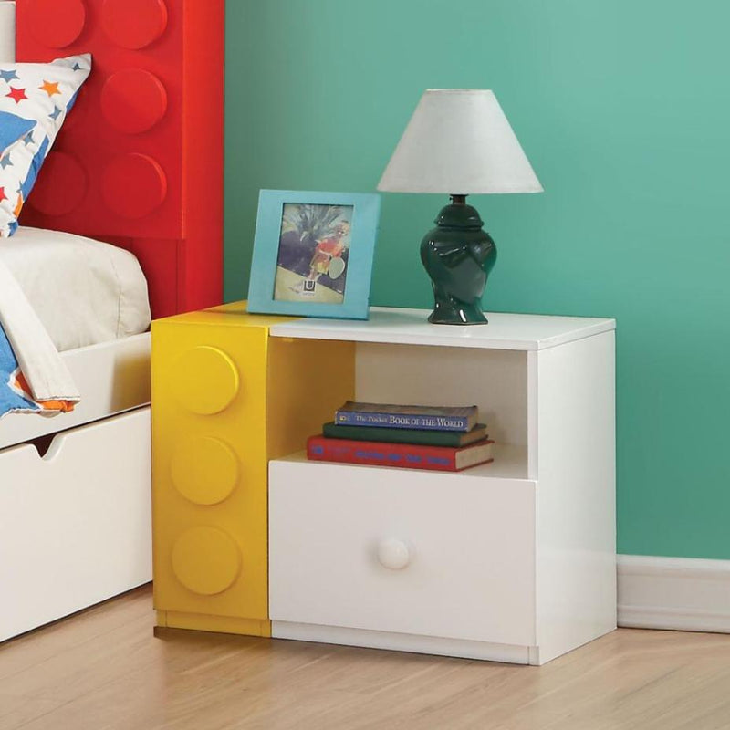 Acme Furniture Playground 1-Drawer Kids Nightstand 30749 IMAGE 1