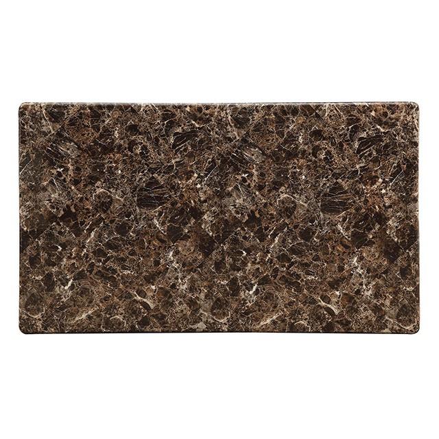 Furniture of America Johannesburg Counter Height Dining Table with Faux Marble Top CM3873PT IMAGE 3