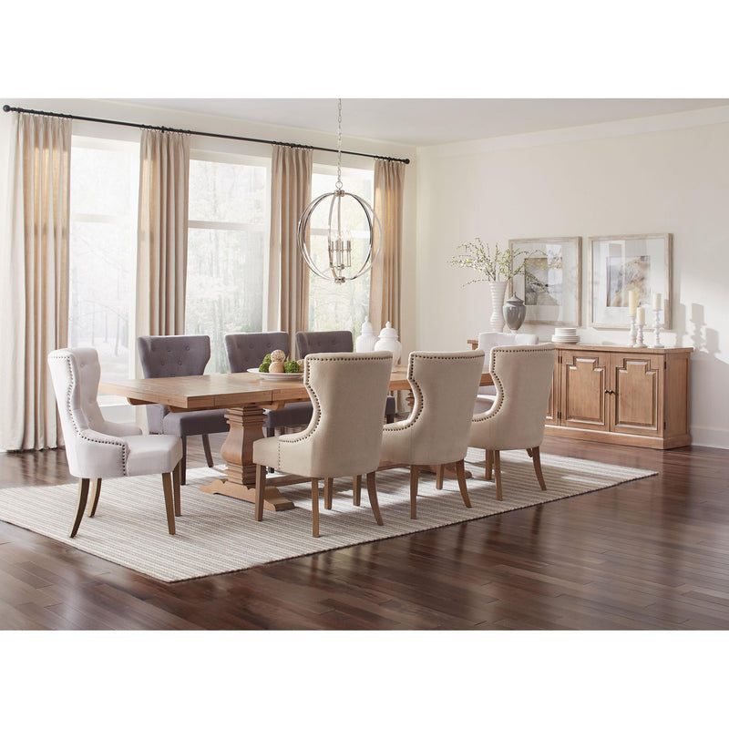 Coaster Furniture Baney 104537 Tufted Upholstered Dining Chair - Grey and Rustic Grey IMAGE 10